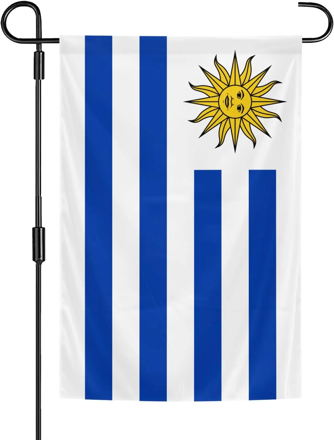 Uruguay Flags 12 x 18 Inches Double Sided Polyester Garden Flags Vivid Color for Indoor and Outdoor Yard Garden Street Decor zzo