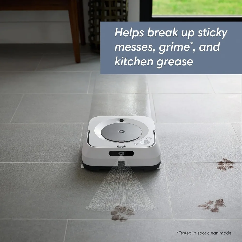 Ultimate Robot Mop - Wi-Fi conectado, spray de jato de precisão, mapeamento inteligente, funciona com Alexa, ideal para vários quartos