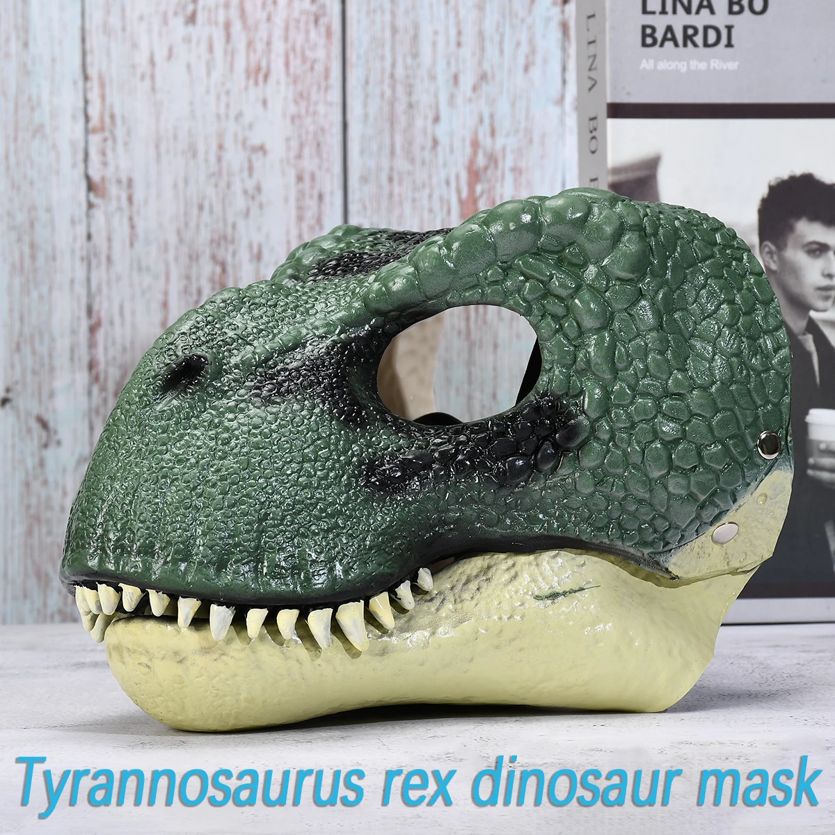 Party Mask Halloween Carnival Gift Velociraptor Mask T-Rex Dinosaur Mask Animal Cosplay Costumes Mask Props For Kids