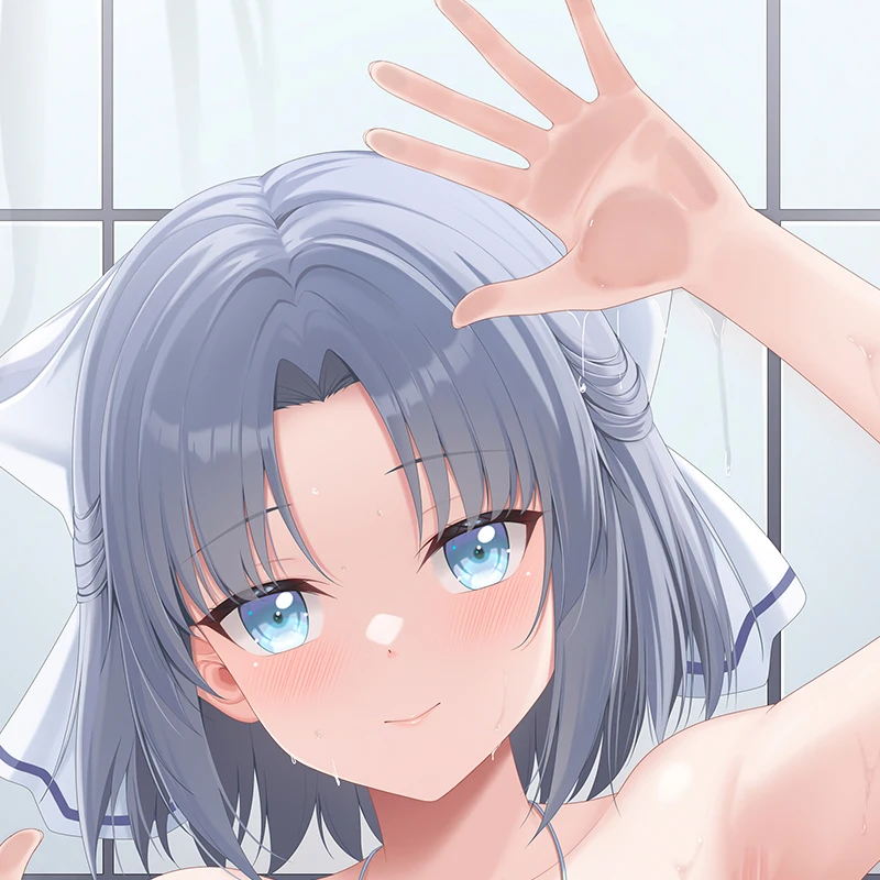 애니메이션 아주르 레인 유미 섹시 오타쿠 양면 다키마쿠라 포옹 바디 베개 케이스, 코스프레 쿠션 커버 게임