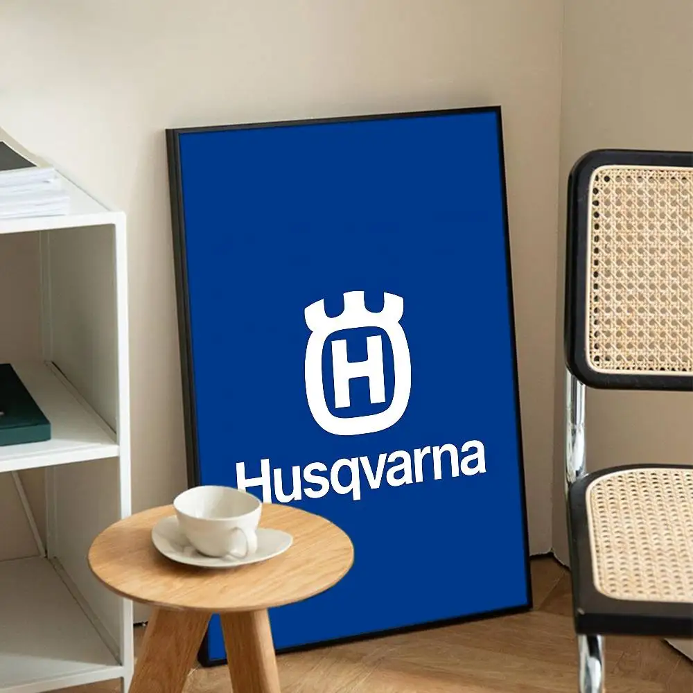 H-Husqvarnas Logo Movie Sticky Posters Vintage Room Bar Cafe Decor Nordic Home Decor view 6