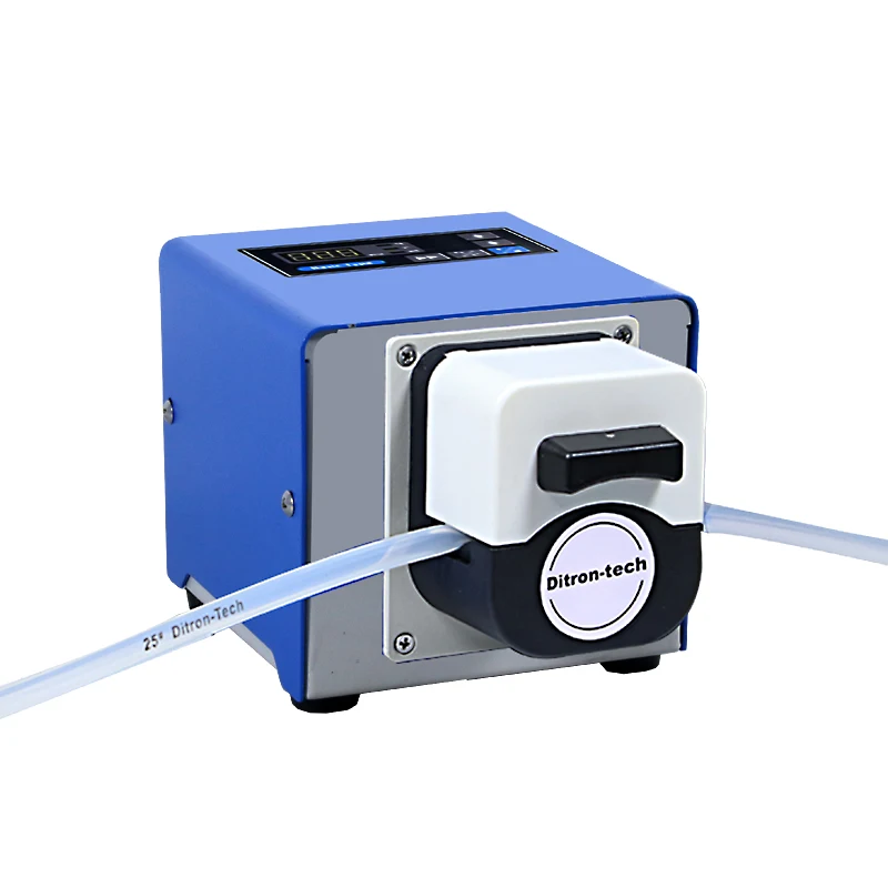 Ditrontech high precision small digital display speed regulation mini peristaltic pump price