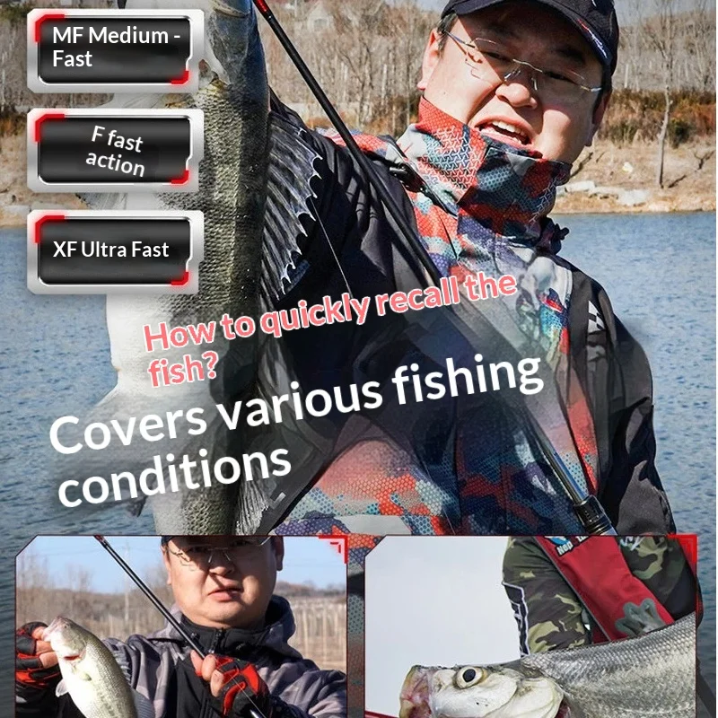 HASIDA Vector Lure Rod Spinning Casting Long Casting Custom Reel Seat All Water All Species For Bass Mandarin Fish Beginner Rod