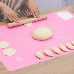 Kitchen Baking Supplies Silicone Kitchen Mat Food Grade Pastry and Pastry Accessories Kneading Dough Mat Thicken Knead Flour Bar