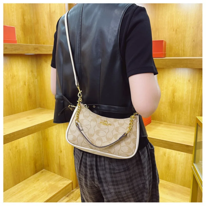 High-End Women's Underarm Shoulder Bag Classic Vintage Ladies Crossbody Handbag Elegant Designer Leather Messenger Bag For Women image 5