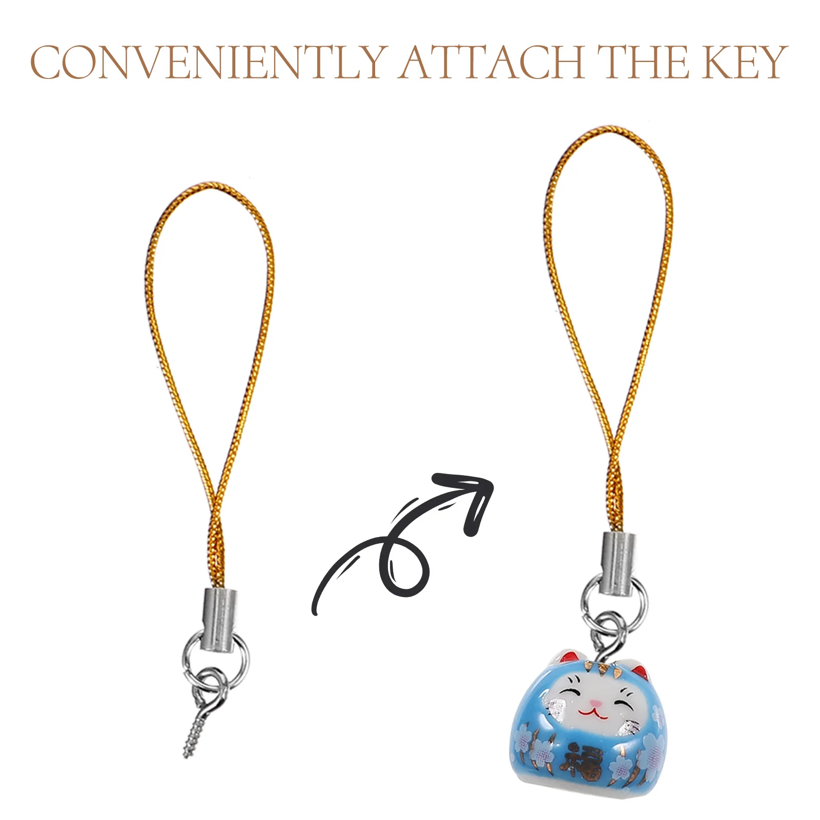 

100pcs Mobile Phone Chain Keychain Lanyards Water Proof Colored Phone Hanging Rope DIY Jewelry Accessories Multipurpose Trinket