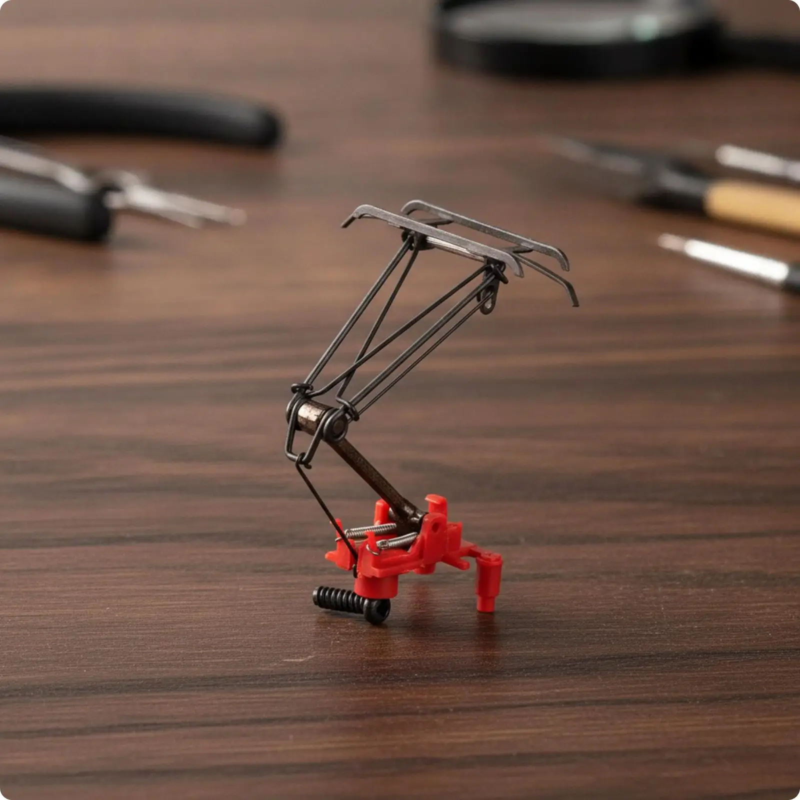 Electric Train Antenna Pantograph HO Scale 1 87 Metal Plastic Detailing Component for Railway