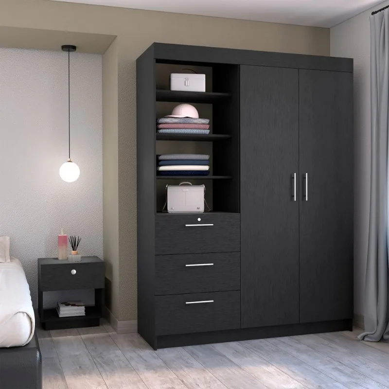 Modern Storage Wardrobes Bedroom Wooden Organiser Clothes Bedroom Wardrobes Closet Living Room Quarda Roupra Home Furniture