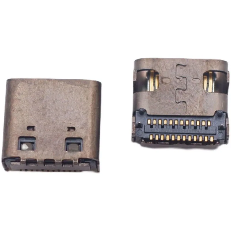 1PC New Type-C Power Jack Connector For DELL Latitude 5285 5289 7389 5290 7390 USB 3.1 24Pin Type C Charger Socket Double 12 Pin