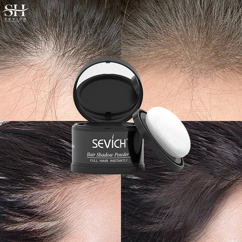 Hair Line Powder 4g Black Root Cover Up Hairline Shadow Powder Fluffy Hairline Repair Filling Powder Hair Makeup Concealer