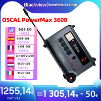 Oscal PowerMax 3600 Portable Power Station 3600Wh , Expandable Solar Generator For Home Emergency, Outdoor Camping