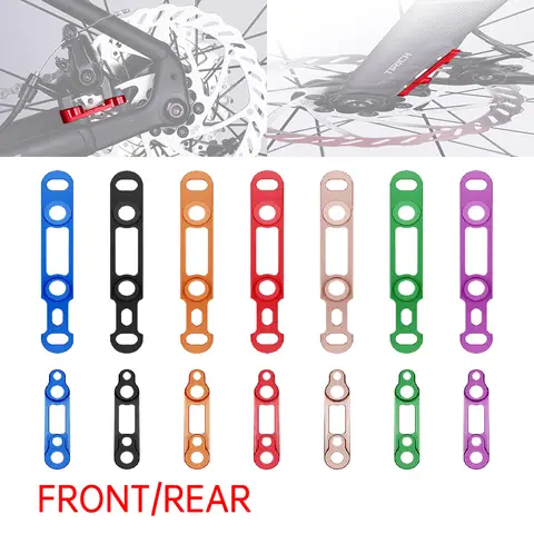 ENLEE 1/2X conversión de freno de disco de bicicleta de carretera adaptador de 160mm soporte de freno delantero/trasero Compatible con Shimano Dura-Ace R8170 y SRAM