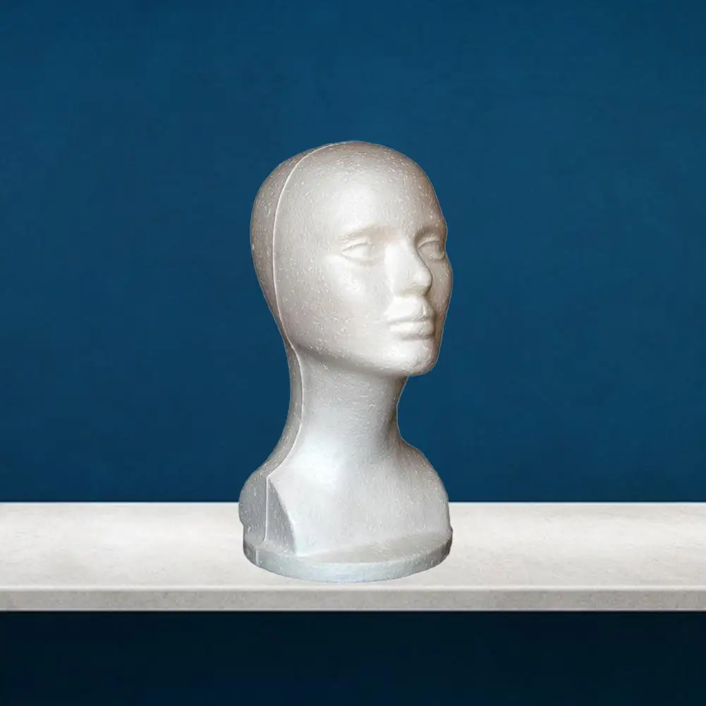Mannequin Head Abstract 2025 Foam Female Manikin Head Model Wig Hair Jewelry Display Stand for Shop