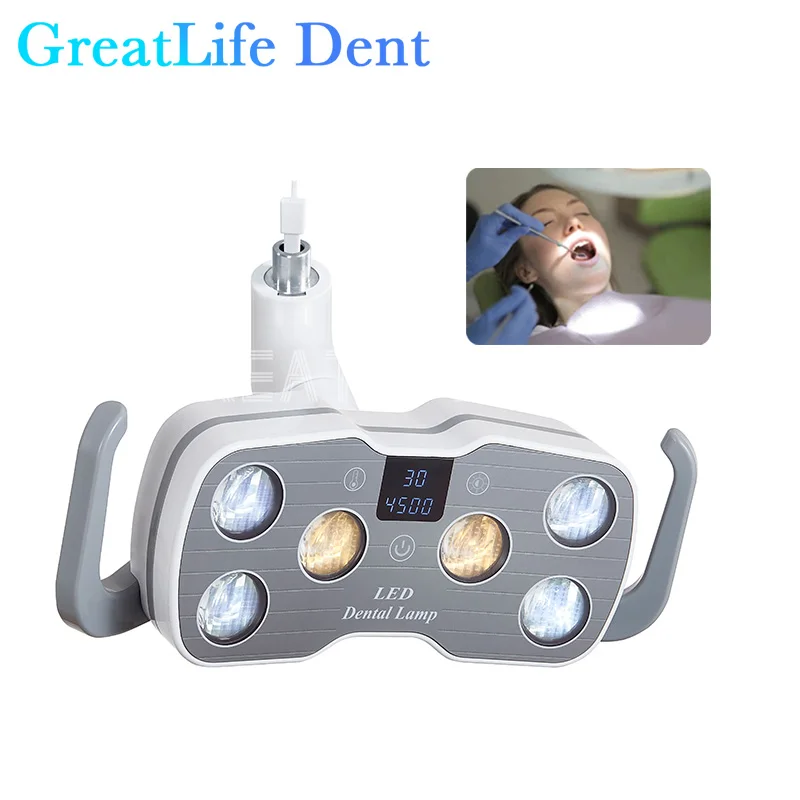 

GreatLife Dent 9w 6Leds Dental Chair Unit Oral Operation Lamp 6 LED Dental Led Surgical Led Lamp Light