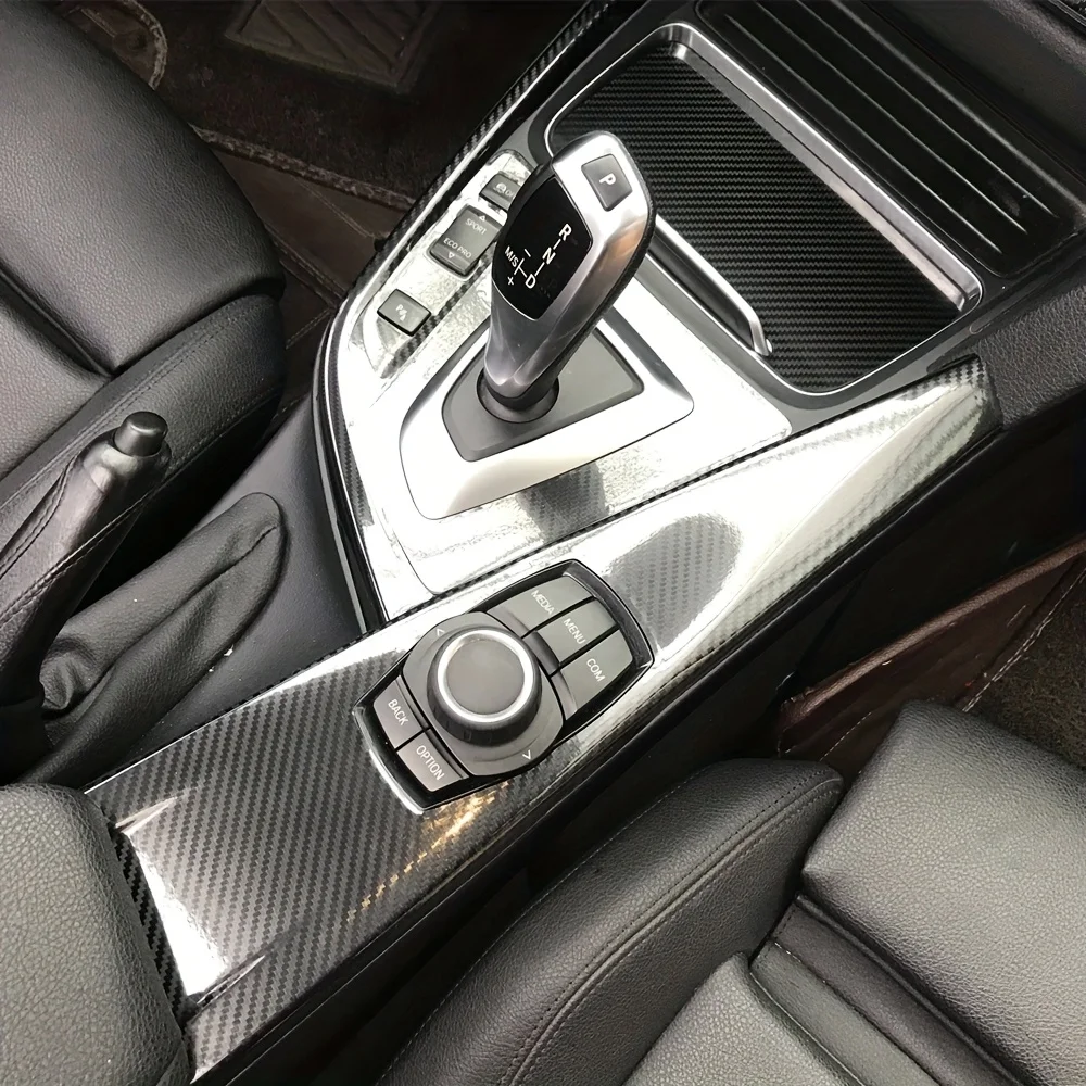 

For BMW 4 Series F32 F33 F36 2013-2019 Interior Control Panel Door Handle 5D Carbon Fiber Stickers Decals Car styling Accessorie