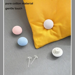 Non-Slip Mushroom Bed Sheet Clips Quilt Cover Fix Holder Household Macaron Color Quilt Blanket Textiles Fix Buckle Sheet Clips