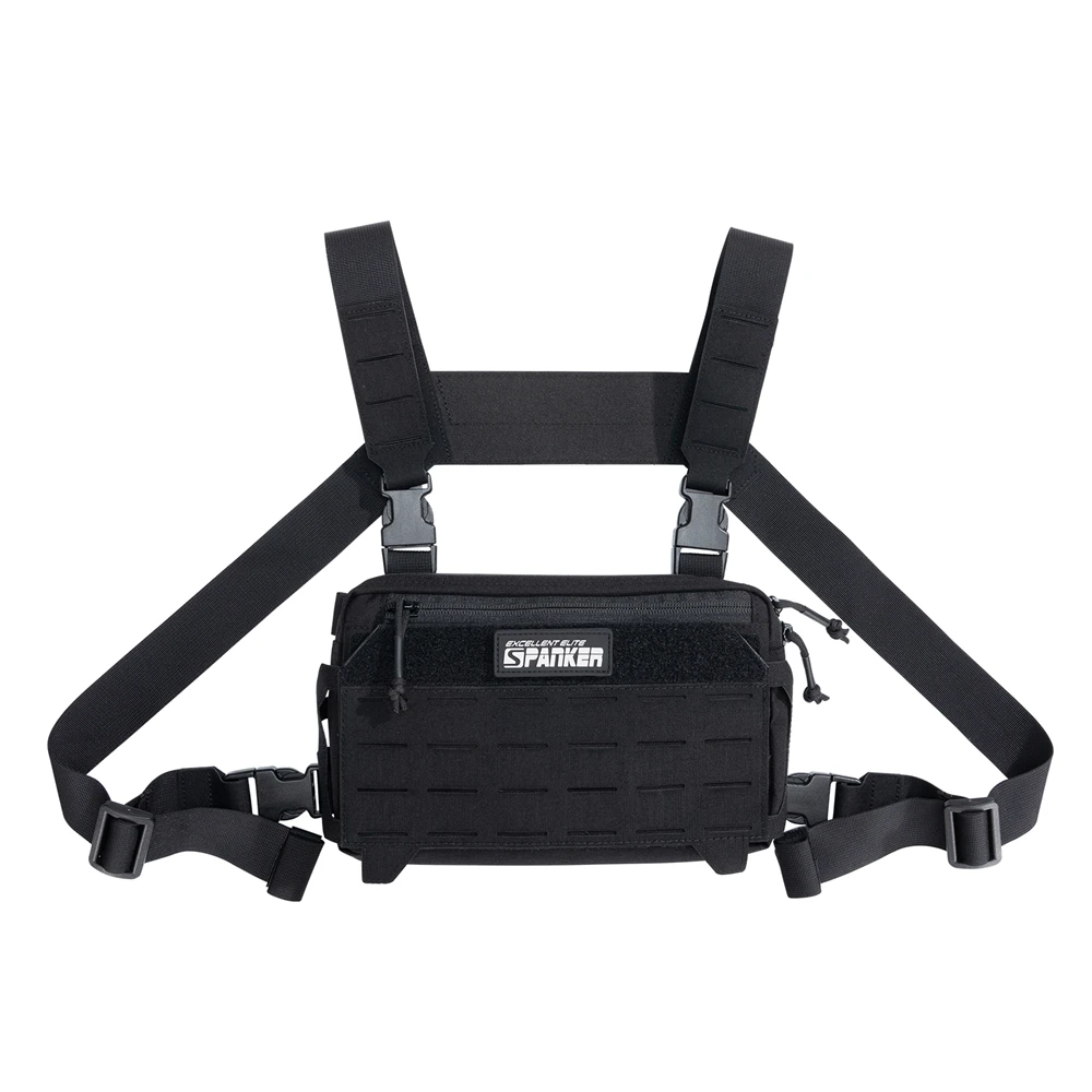 Tactical Vest Chest Rig Pack Pouch Backpack Outdoor Walkie Talkie Pack Holster Chest Bag Hunting Camping Sling Bag - Image 4
