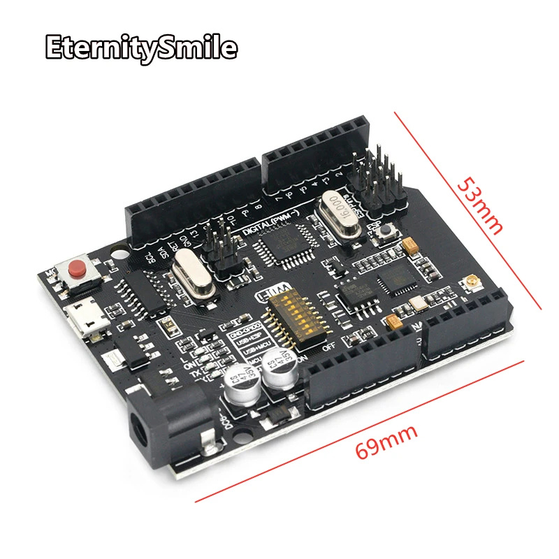 UNO + WiFi R3 ATmega328P + ESP8266 (Memoria de 32Mb), USB-TTL CH340G para Arduino Uno, NodeMCU, WeMos ESP8266, novedad