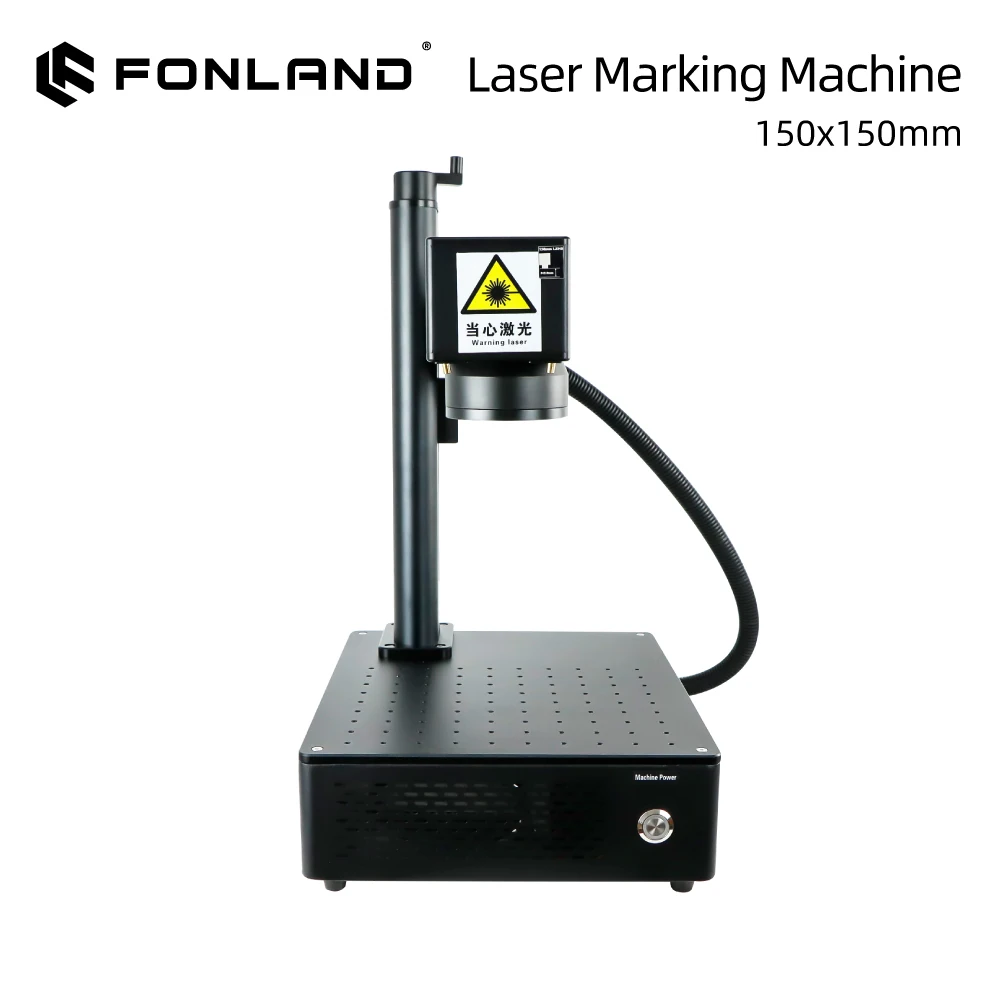 Fonland 20/30/50W S5 Graveur Fiber Laser Machine voor CNC DIY Snelle Logo Mark Printer Werken met Sieraden Plastic Metaal Keramiek