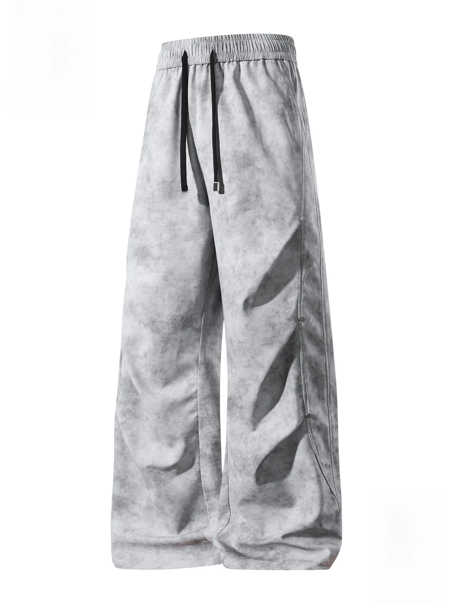 

PaulFrank Spring American Tie Dye Design Straight Leg Casual Pants Men Trendy Outdoor Wide Leg Pants Comfortable Leisure Trou...