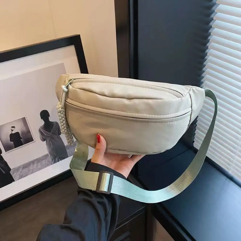 

Сумка-бананка однотонная, нагрудная сумка, сумка-полумесяц, сумка через плечо, поясная сумка, в корейском стиле, вместительная, студенческая