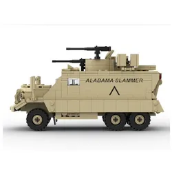 Hot New Military Car Series M818 Gun-Truck Vehicle Building Block DIY Model Collection Experts High Difficulty Brick Toys Gift