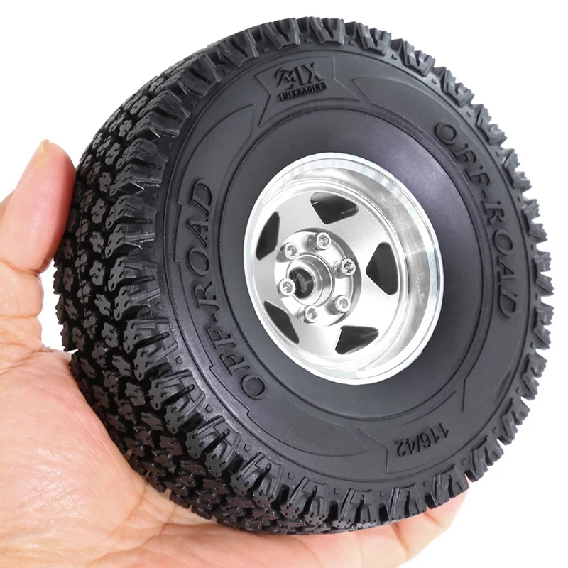 MAKE-4 шт., 116 мм, внедорожные шины для багги, колеса, шестигранные ступицы 12 мм для 1/10 радиоуправляемого гоночного автомобиля, 4WD Nitro HPI/HSP/BAZOOKA/CAMPER/Kyosho