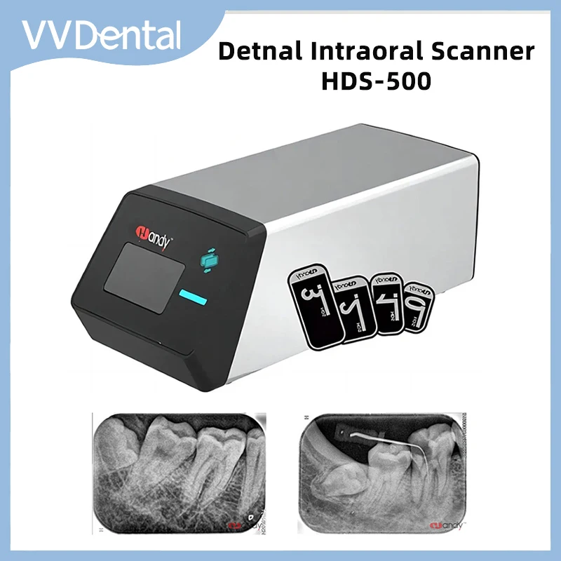 VVDental Digital Imaging Phosphor Plate Scanner Handy HDS-500 Film X-ray Intraoral Scanner & Processing System Dental Equipment