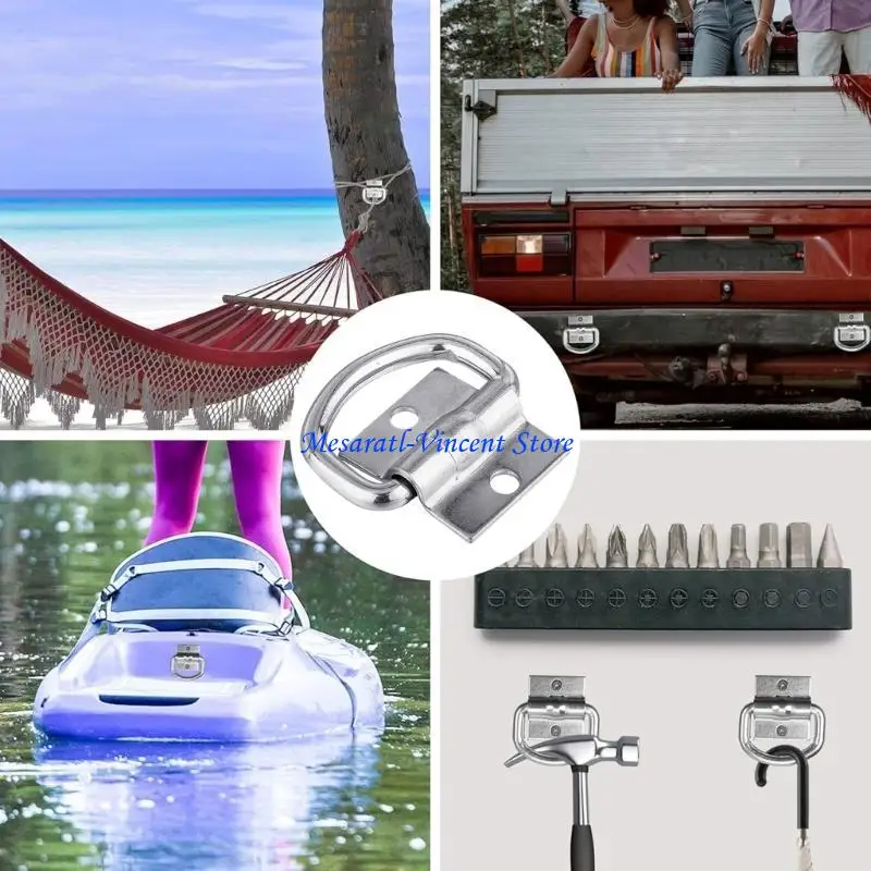 A70F Heavy Duty rings  Tie Downs Anchors Tie Down Rings for Trailer Truck Boat Kayak