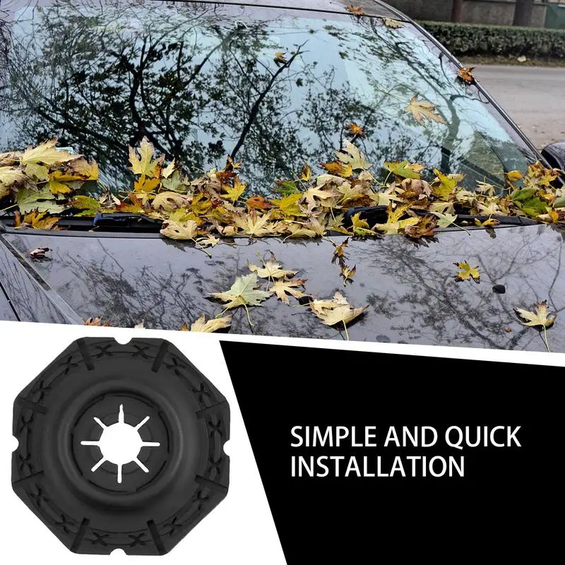 와이퍼 암 구멍 커버 차량용 방진 가드 액세서리 방수 및 잎 방지 실리콘 와이퍼 구멍 보호 커버