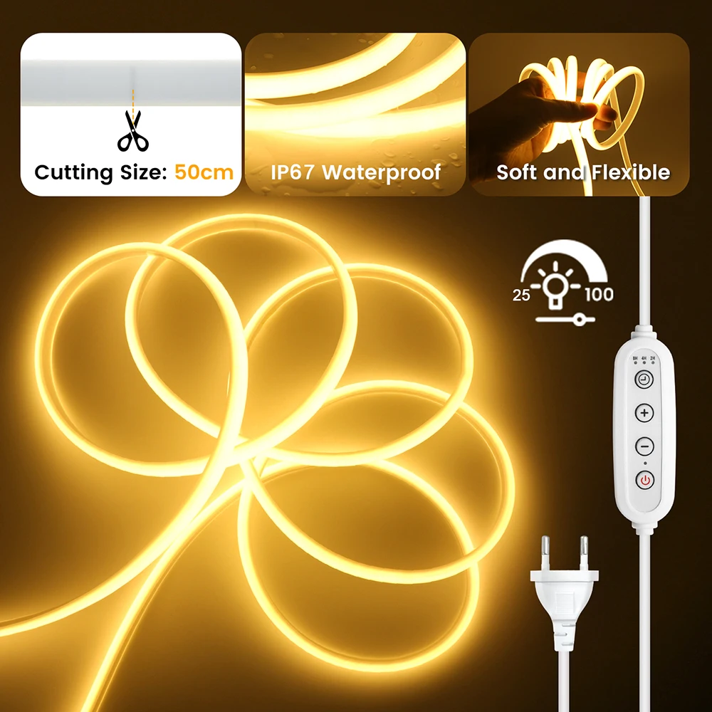 Bande lumineuse LED COB néon, - Decor Lighting Hours avis et prix