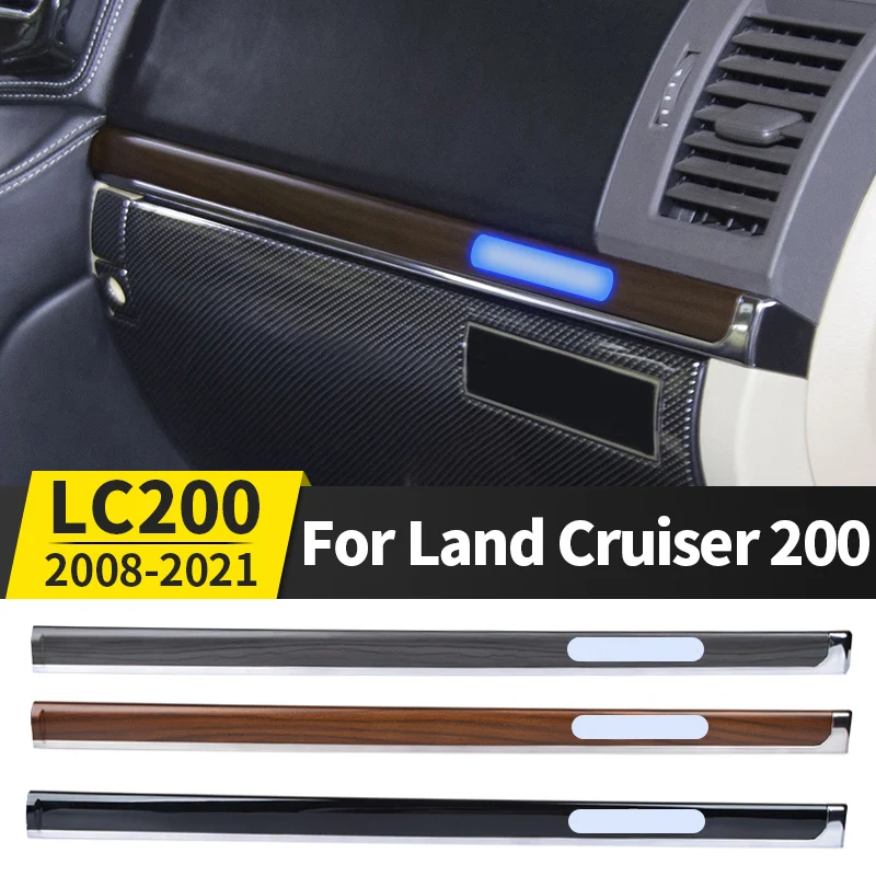 2008-2021 For Toyota Land Cruiser200 Central Control Trim Modified LC200 Ambience Light 70 Th Anniversary Decoration Accessories