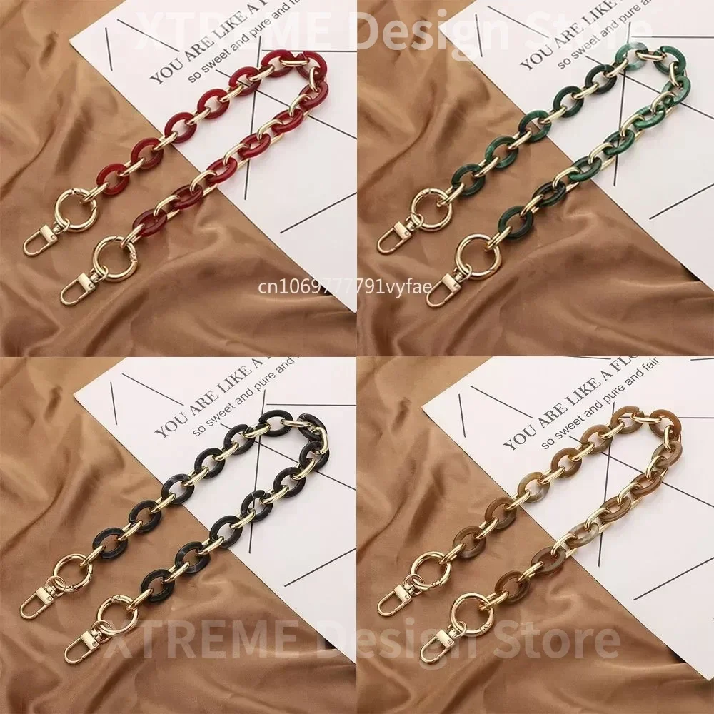 Nuevo bolso desmontable reemplazable, correa de cadena, bolso, correas para bolso, bolso de hombro tipo bandolera de acrílico, accesorios Diy