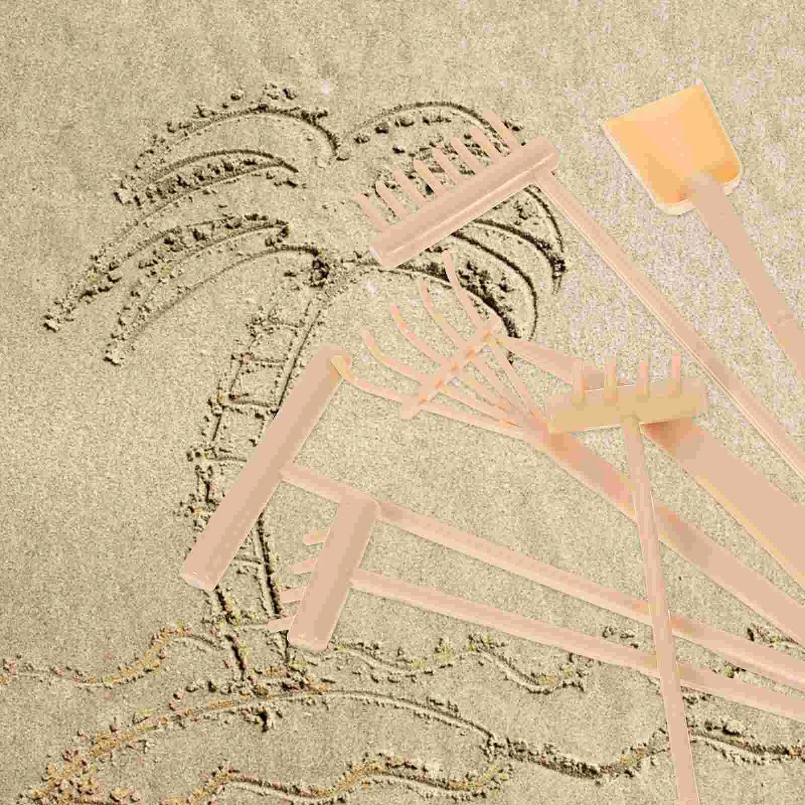Herramienta rastrillo de arena niño Zen jardín Kit caja de arena de plástico rastrillos pequeños accesorios de mesa