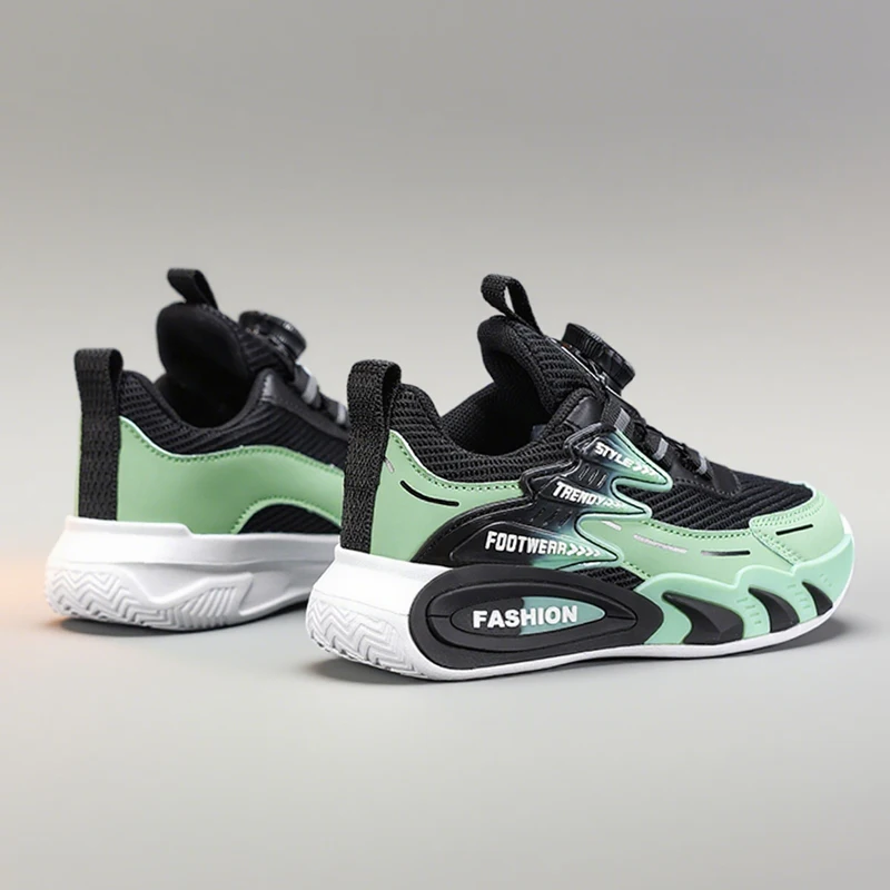 Leichte, atmungsaktive Kinder-Freizeitschuhe für Jungen im Alter von 5–16 Jahren, Sport, Laufen, rutschfest, bequem, flach, für den Außenbereich – Detail 8