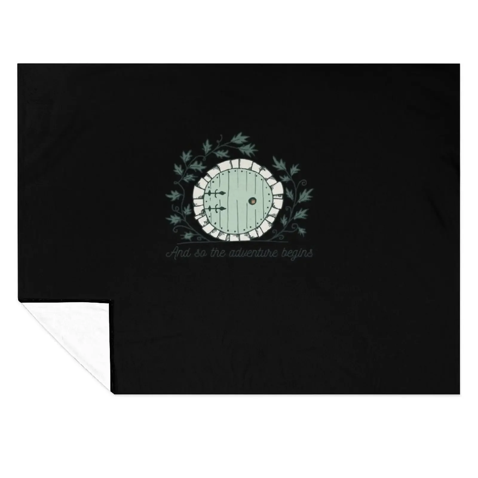 

Baggins Door with Twigs ShirtsNew design 2021 Throw Blanket Blankets For Bed Quilt halloween wednesday Blankets