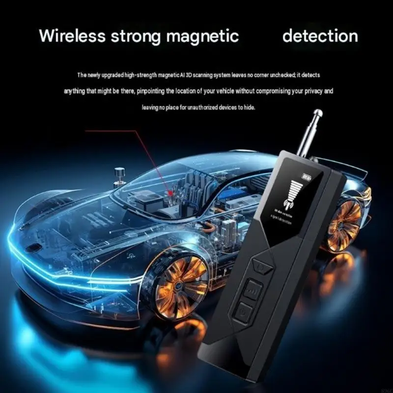 Wireless Camera Detector Inspection Tool with Display, Telescoping Rod, Field Checks, and 3 Sensitivity 896C