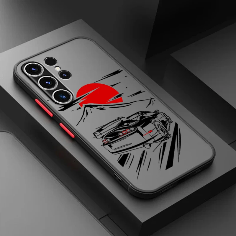 JDM Sports Cars Comic Phone case for Samsung Galaxy S24 S25 S23 S22 S21 S20 Plus Ultra FE soft fundas cases