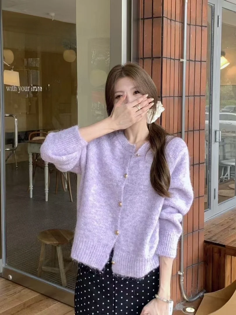 

Loose Knitted Long Sve ort Women's Sweater Faionable Outerwear Lazy Sle Casual Loose Cardigan Top for Autumn