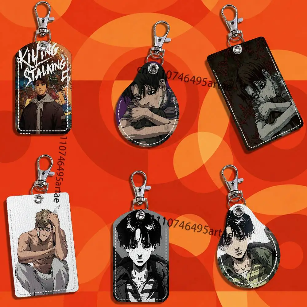 K-Killing S-Stalking Korean Manga Card Keychain Fashion Pendant Bag ID Door Card Case Bus Card Cute Adult Scratch Resistant