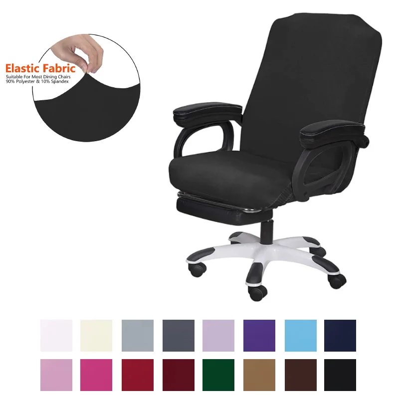 Stretch Spandex Office  Chair Covers Anti-dirty Computer Seat Chair Cover Removable Slipcovers