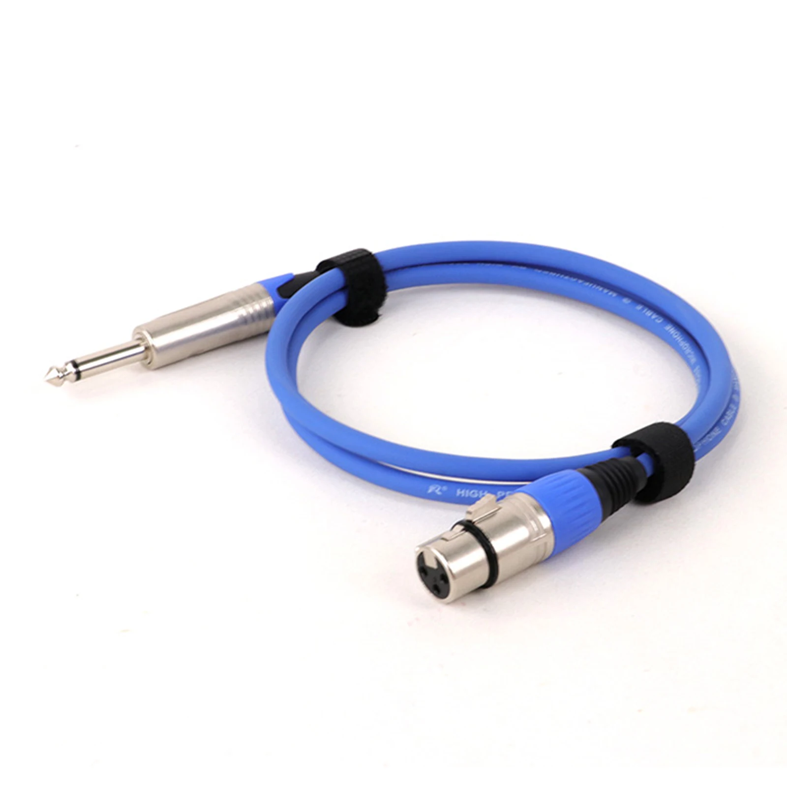 1PC 6.35 1/4\'\' Male to 3-Pin XLR Cable-Female/Male XLR to Mono Jack 6.3/6.5 mm (1/4\