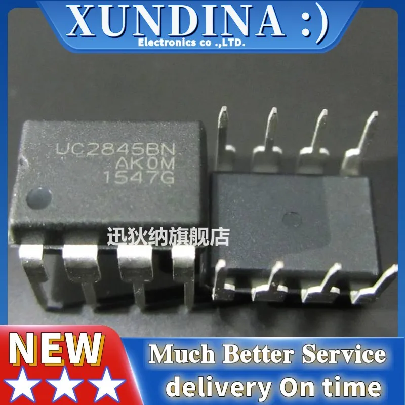 10PCS/LOT UC2845BN UC2845B DIP-8 new and original IC