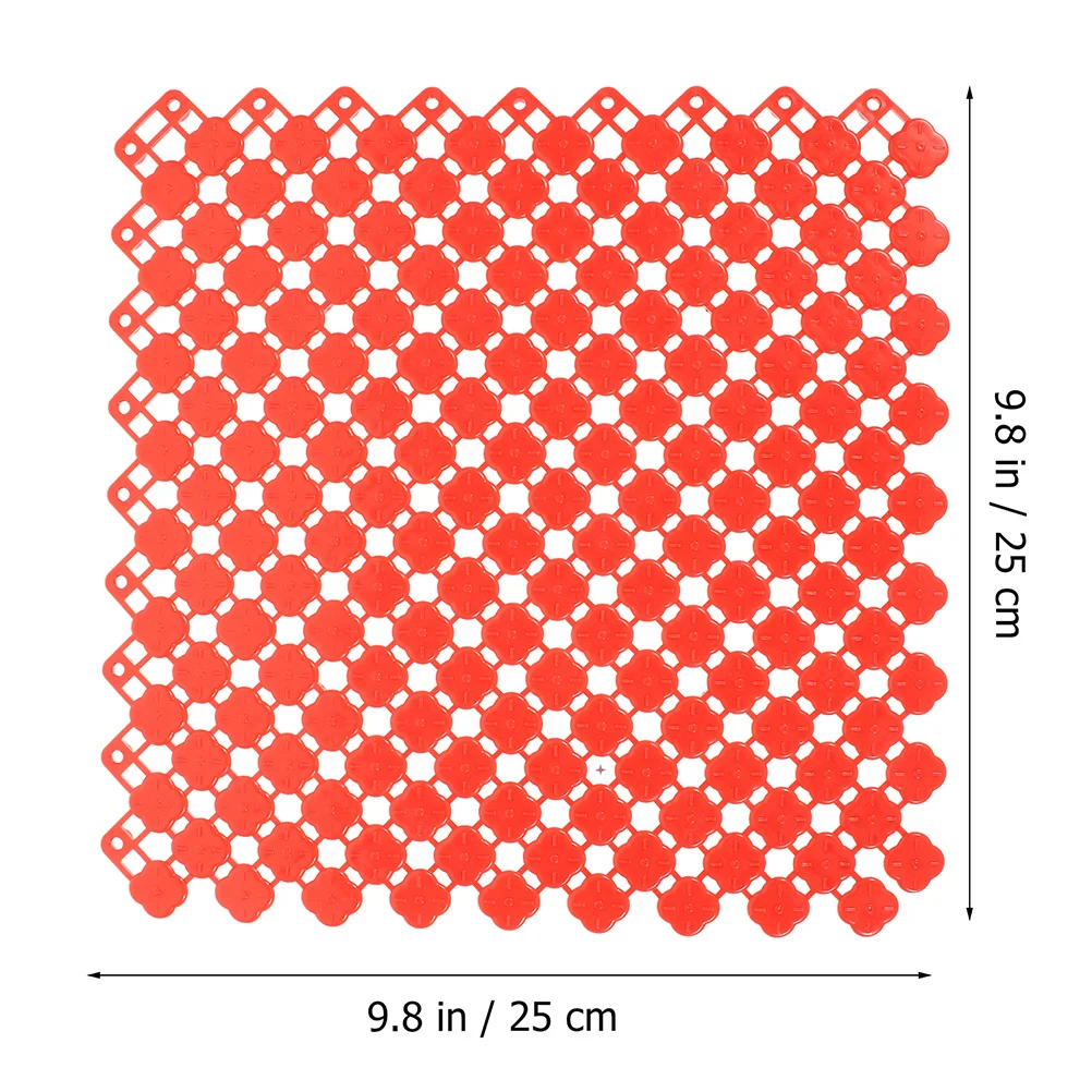 Tapis de sol pour Cage à lapin, 6 pièces, tapis creux en plastique, résistants à l'usure, pour animaux de compagnie, adaptés à la Cage à Hamster, cochon d'inde