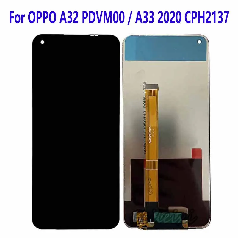 For OPPO A33 2020 CPH2137 LCD Display Touch Screen Digitizer Assembly For OPPO A32 PDVM00