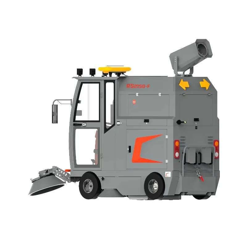 Hot Sale Product R-S2150-F Road Cleaning Machine Street Sweeper Electric Ride-on Road Sweeper