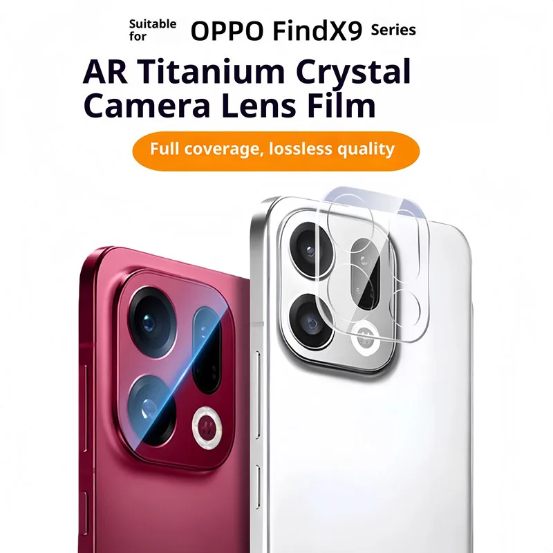 

Защитная пленка для объектива камеры 3D для Oppo Find X9 Pro, полная защита для экрана камеры, закаленное стекло для объектива Oppo Find X9 Pro, крышка