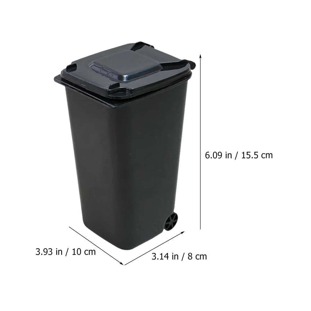 

Mini Desktop Trash Can With Lid Small Garbage Bin Pen Holder Odor Proof Waste Container Decorative Mini Trash Bin For Office