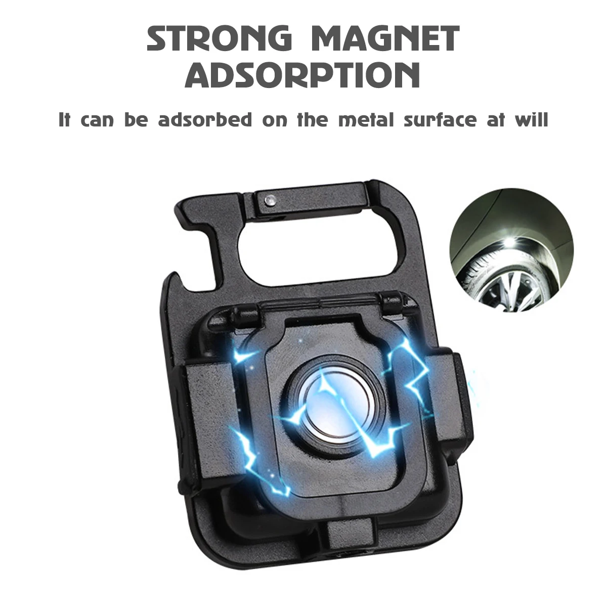 NEW COB Work Light 4 Modes LED Repairing Light 500mAh USB Rechargeable Camping Light with Hanging Hook IPX4 Waterproof