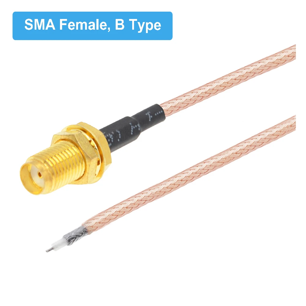 1pcs Single End SMA Female to PCB Solder Pigtail RG316 Cable for WIFI Wireless Router GPS GPRS Low Loss Jack Plug Wire Connector